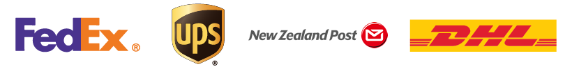 The carriers we ship with in New Zealand