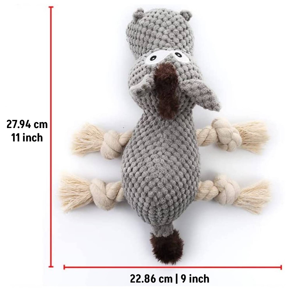 Squeaky Dog Chew Toy, Plush Donkey: image 4